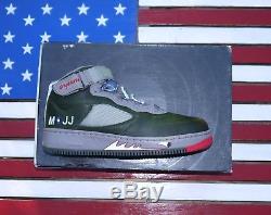 Nike Air Force 1 Jordanie V Ajf 5 Premier Armée Vert Vtg 2008 325330-341 Hommes 9.5