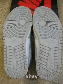 Nike Air Jordan 1 Rétro High Og Shoes Turbo Green White Court Purple I Hommes 10.5
