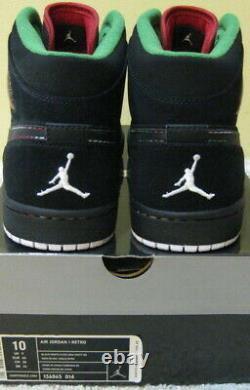 Nike Air Jordan 1 Retro Shoes Cinco De Mayo Mexique Noir Blanc Vert Rouge Hommes 10