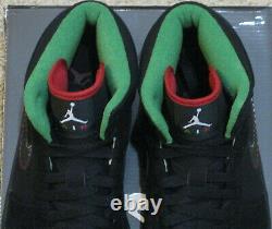 Nike Air Jordan 1 Retro Shoes Cinco De Mayo Mexique Noir Blanc Vert Rouge Hommes 10