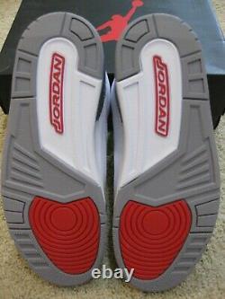 Nike Air Jordan 3 III Retro Shoes 2011 True Blue White Red Black Cement 4 Hommes 10
