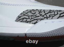 Nike Air Jordan 3 III Retro Shoes 2011 True Blue White Red Black Cement 4 Hommes 10