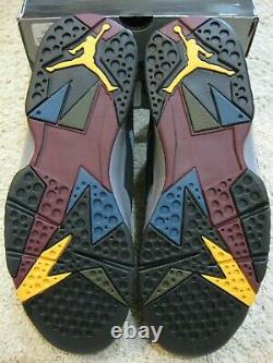 Nike Air Jordan 7 VII Retro Shoes 2011 Bordeaux Black Gray Bin 23 Olympic Hommes 10