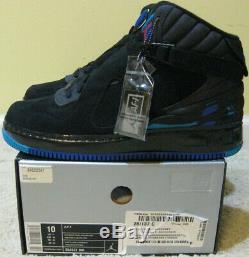 Nike Air Jordan 8 Retro Air Force 1 Ajf Fusion Chaussures Noir Aqua Violet 7 Hommes 10