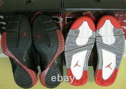 Nike Air Jordan Retro Chaussures Black Cement Bred 4 IV 19 Cdp Countdown Pack Hommes 10