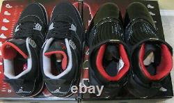 Nike Air Jordan Retro Chaussures Black Cement Bred 4 IV 19 Cdp Countdown Pack Hommes 10