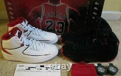 Nike Air Jordan Retro Shoes 2 21 Cdp Countdown Pack Blanc Noir Rouge 11 12 Hommes 10