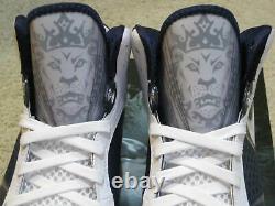 Nike Air Max Lebron 8 VIII V/2 Chaussures Yankees Navy Blue White Jordan Hommes 10 10,5