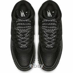 Nike Lunar Force 1 Duckboot 18 Triple Noir Bq7930-003 Hommes Chaussures 100%legit Hitop
