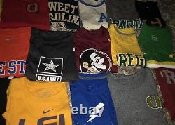 Nike Ncaa Army Navy Air Force College Sports S M L XL T-shirt Lot 34 Chemises Euc