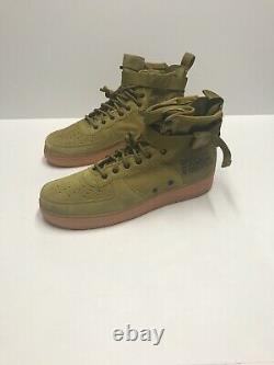 Nike Sf Air Force 1 MID Top Chaussures Hommes Desert Green Moss (917753-301) Nouveau Sz 13