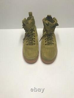 Nike Sf Air Force 1 MID Top Chaussures Hommes Desert Green Moss (917753-301) Nouveau Sz 13