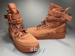 Nike Sf Special Air Field Force 1 High Dusty Peach Chaussures 864024-204 Taille Homme 11