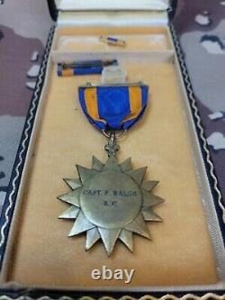 Nommé Et Numéroté Wwii Us Army Médaille De L'air De L'armée De L'air Faible Nombre