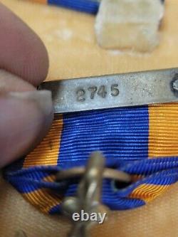 Nommé Et Numéroté Wwii Us Army Médaille De L'air De L'armée De L'air Faible Nombre