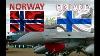 Norvège Vs Finlande Comparaison Militaire Véhicules Militaires De L'armée De L'air Norvégienne