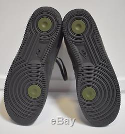 Nouveau Nike Air Force 1 Hi Premium Barkley 07 'armée Olive Noir Salut Top Taille 10.5