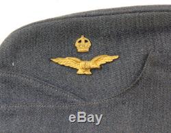 Officier Calot Armée Britannique De La Raf, Armée De Terre Britannique Ww2 (matériel D'origine)