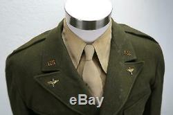 Officier De La Seconde Guerre Mondiale Veste En Laine Robe Uniforme Pilote De La Première Guerre Mondiale Us Army Air Force Corp