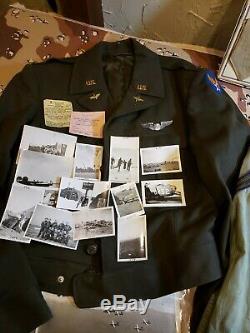 Officiers De La Force Aérienne Seconde Guerre Mondiale L'armée Américaine Ike Jacket Grouping