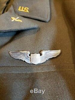 Officiers De La Force Aérienne Seconde Guerre Mondiale L'armée Américaine Ike Jacket Grouping