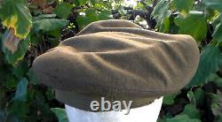 Old Vintage Us Ww2 Années 1940 Ère Army Air Forces Pilot’s Crusher Cap Visor Hat Used