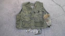 Old Ww2 Era Us Army Air Forces Survival Vest, Sustainance D'urgence, Type C1 Used