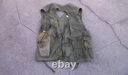 Old Ww2 Era Us Army Air Forces Survival Vest, Sustainance D'urgence, Type C1 Used