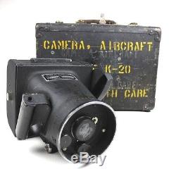 Original Us Army Air Forces Corps Usaaf Bomber Aircraft Type D'appareil Photo K-20 In Box