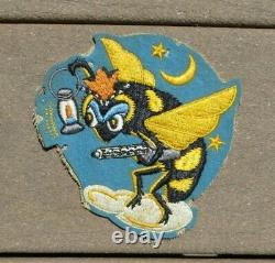 Original Ww2 Us Army Air Force 418th Night Fighter Squadron Patch Insignia