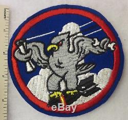 Original Ww2 Vintage Us Path Patch Bombe Army Air Force Insignia Usaaf