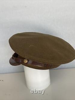 Original Wwii Us Army Air Force Air Corps Visor Crusher Hat Taille Du Chapeau 7