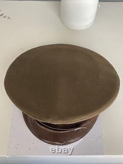 Original Wwii Us Army Air Force Air Corps Visor Crusher Hat Taille Du Chapeau 7