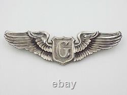 Original Wwii Us Army Air Force Glider Wings 3 Sterling Silver Ns Meyer