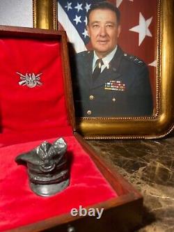 PRIX SUPER RARE au GENERAL E. BACA Chef de la Garde nationale de l'armée de l'air des États-Unis