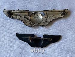 Paire De Wwii Us Army Air Force Navigator Wings Sterling