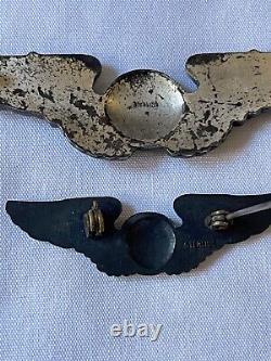 Paire De Wwii Us Army Air Force Navigator Wings Sterling