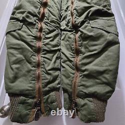 Pantalon VTG US Army Air Force WWII doublé en alpaga Type A-11A pour hommes Taille 30 / 31x31