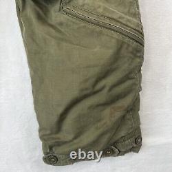 Pantalon de vol A-9 de l'armée américaine de la Seconde Guerre mondiale, taille 40, fabriqué par Stagg Coat Co INC pour les forces aériennes.