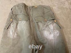 Pantalon de vol A10 de l'US Army Air Force AAC AAF de la Seconde Guerre mondiale - Taille large 36 tailles