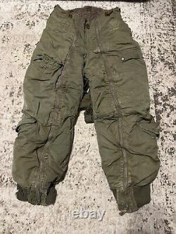 Pantalon de vol Type A-11-A de l'armée de l'air de l'US Army de la Seconde Guerre mondiale doublé 1944 USA Taille 32