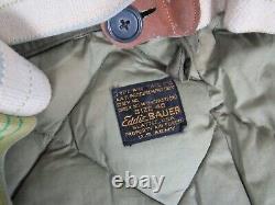 Pantalon de vol en duvet d'oie de l'armée de l'Air de la Seconde Guerre mondiale Eddie Bauer taille 40 36 x 30