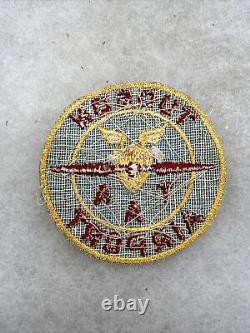 Patch en sergé rare de l'autorité de l'aéroport de Tucson de l'US Army Air Force de la Seconde Guerre mondiale