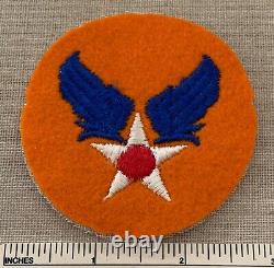 Patch inverse de couleur de l'US Army Air Force des années 1940 de la Seconde Guerre mondiale