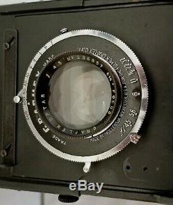 Période De La Seconde Guerre Mondiale: Vtg, Caméra Graflex 4x5, Au Sol, Type C-3, Propriété