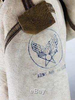 Pilote De L'armée De L'air De La Seconde Guerre Mondiale, Armée Américaine B-7 Manteau En Peau De Mouton De L'arctique 40r Aero Leather Military