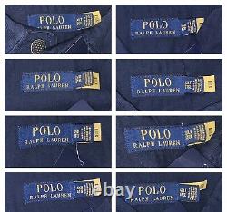 Polo Ralph Lauren Grande Et Grande Veste De Chemise En Coton Argenté De L'armée De L'air