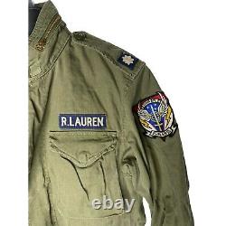 Polo Ralph Lauren Mens Cotton Twill Feild Jacket Air Force Med Pdsf $298 Taille L