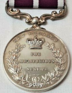 Poste Ww2 Nouvelle-zélande Médaille Du Service Méritoire (eiir) Armée Marine Force Aérienne