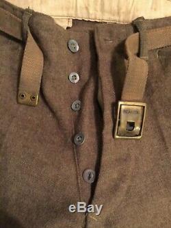 Première Guerre Mondiale Us Army Air Service Force Fea Uniforme + Pantalon D'équitation Pantalon De Cavalerie Nomme